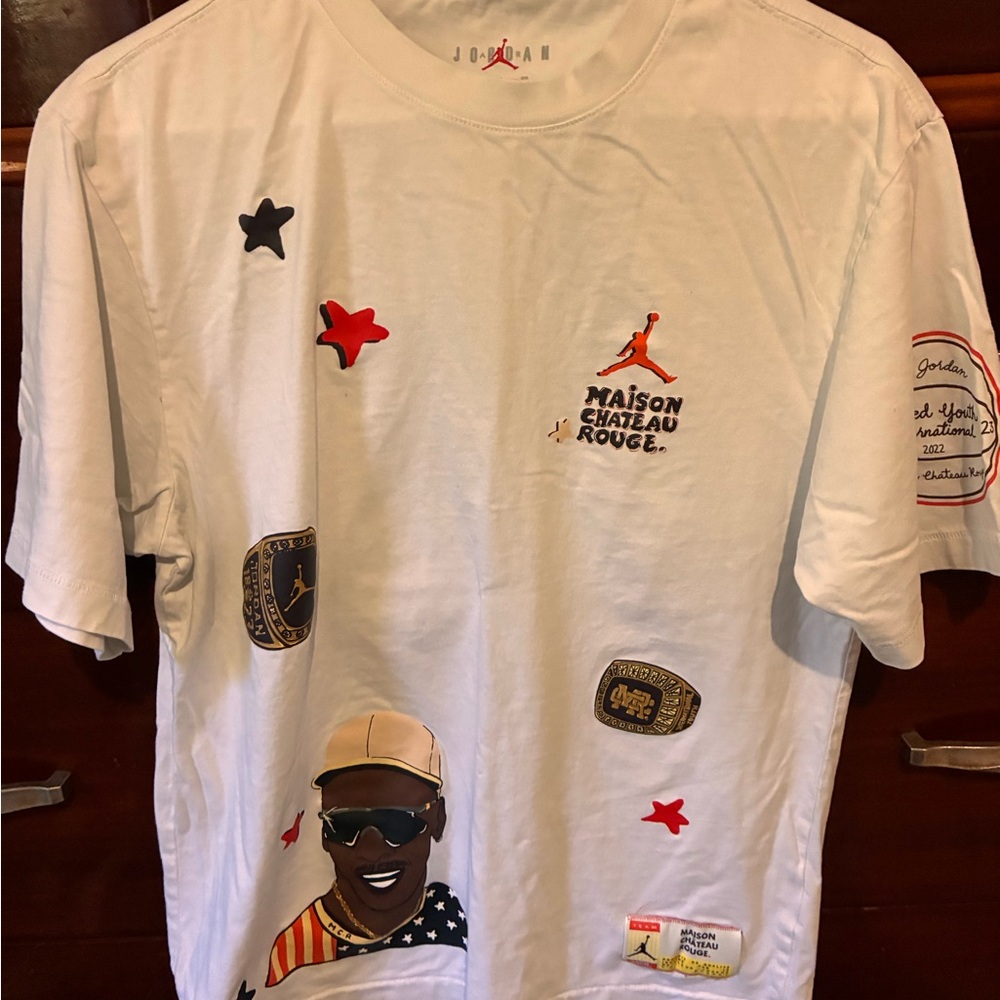 Jordan x Madison Chateu Rouge White Graphic T-Shirt